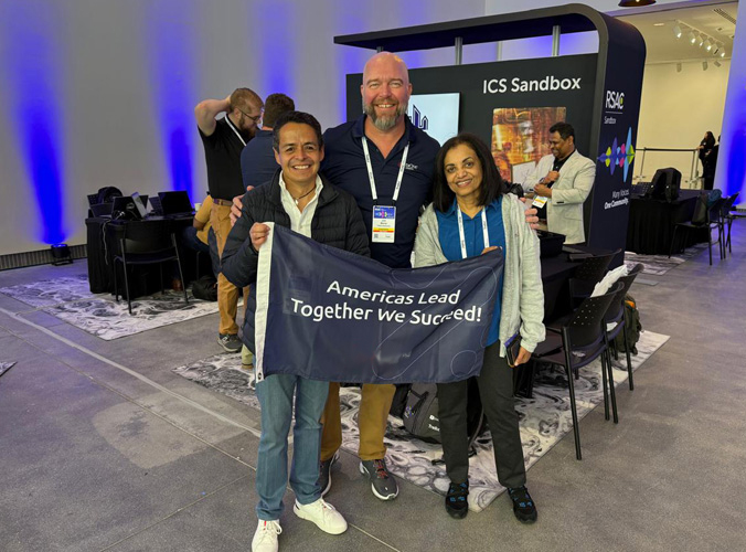 Our Leadership team catching up with friends and colleagues at the Identity Conference in San Francisco